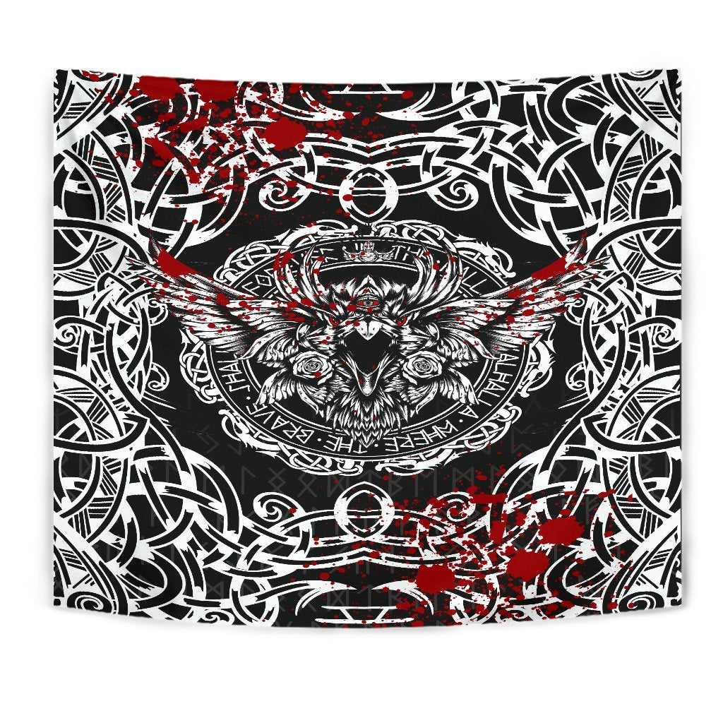 Viking Tapestry, Raven Blood RLT12 - Wonder Print Shop