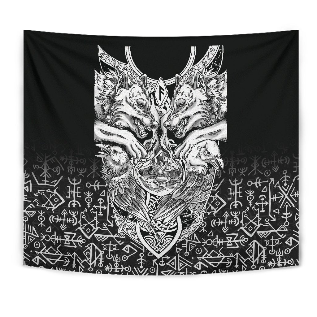 Viking Tapestry Wolf and Raven Special RLT12 - Wonder Print Shop