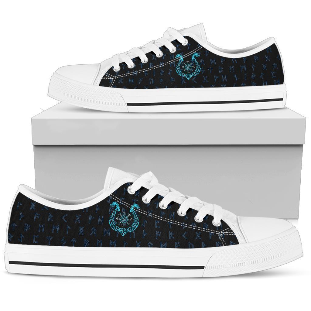 viking-low-top-shoes-aegishjalmur-helm-of-awe-blue-edition