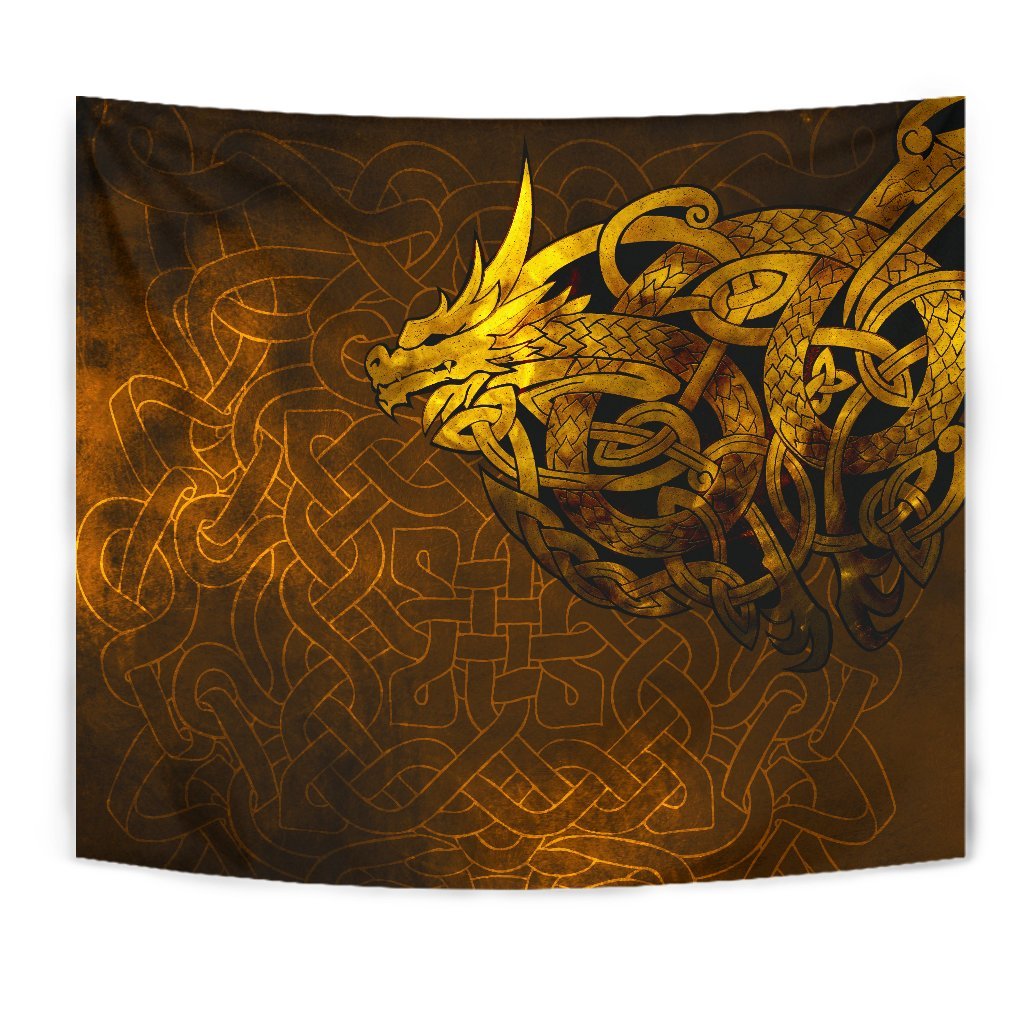 Viking Tapestry - Celtic Dragon Tattoo RLT12 - Wonder Print Shop