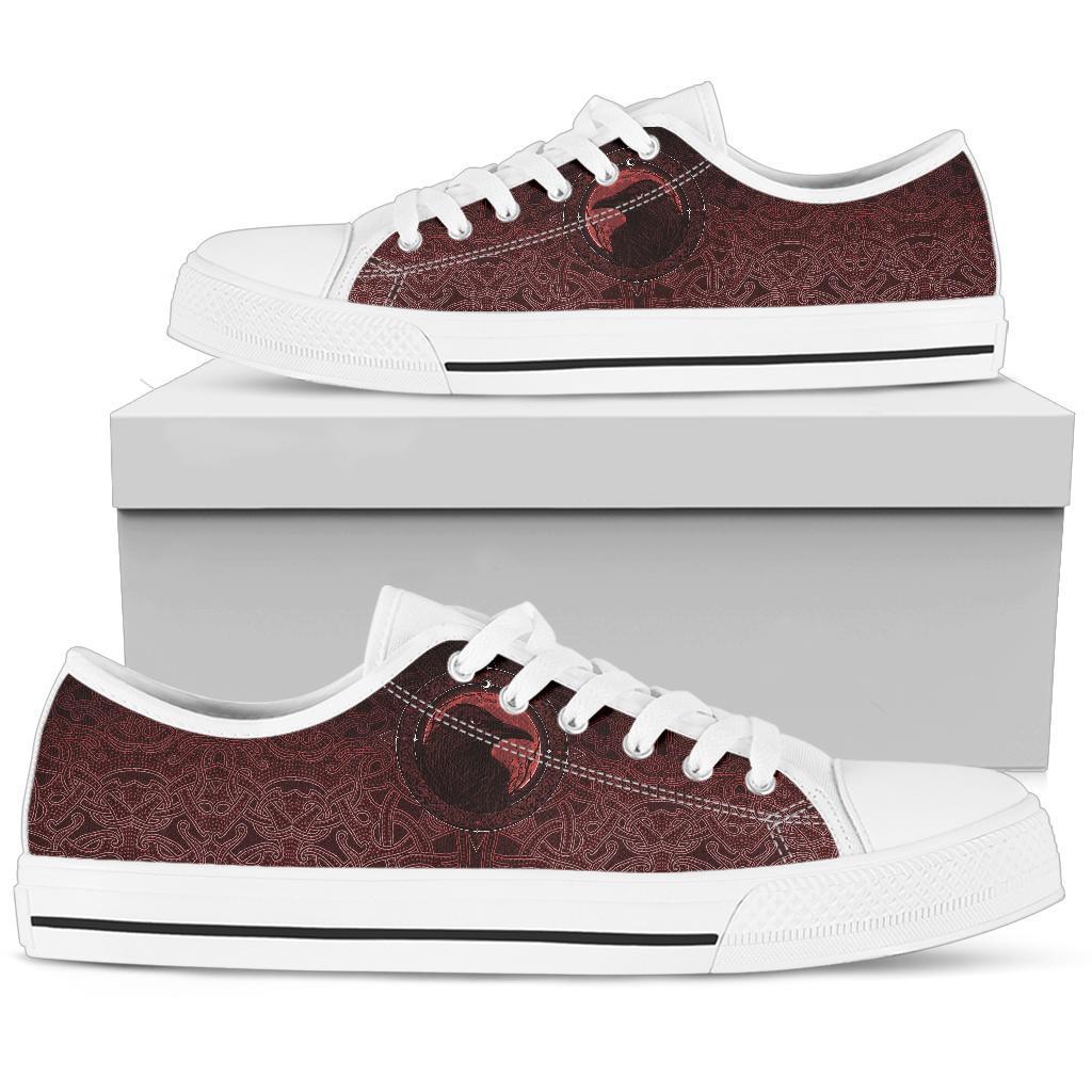 viking-low-top-shoes-ethnic-odin-raven-red