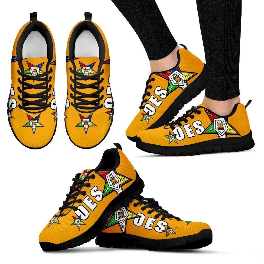 African Shoes - OEStar Yellow Sneakers - Wonder Print Shop