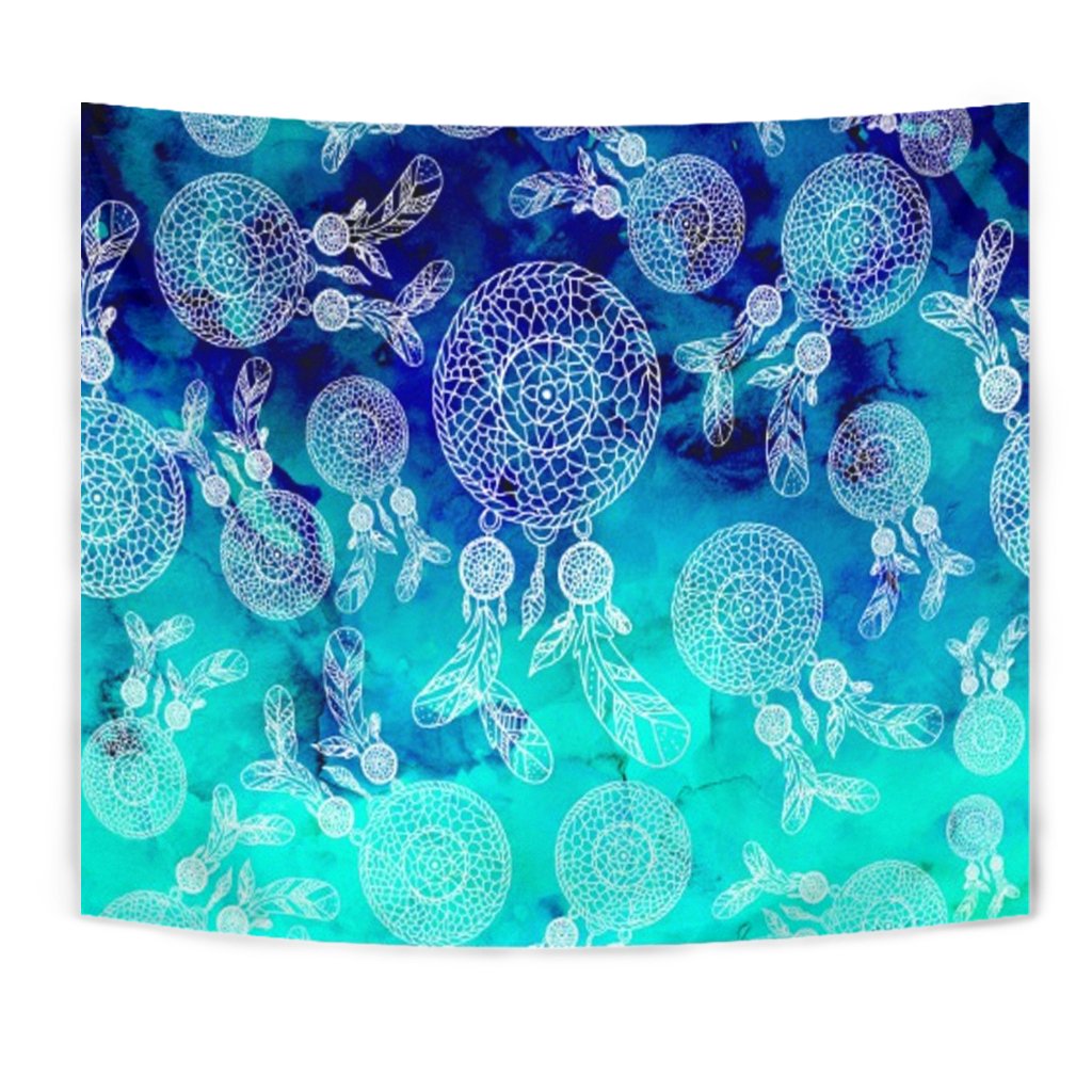 Watercolor Dreamcatcher Native American Tapestry LT10 - Wonder Print Shop