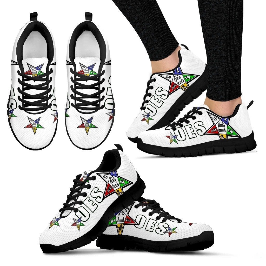 African Shoes - OEStar White Sneakers - Wonder Print Shop