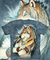 Wolf Man Gold Feather Native American Design 3D T Shirt LT10 - Wonder Print Shop