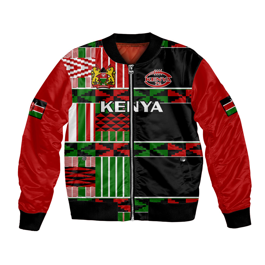 custom-text-and-number-kenya-rugby-sevens-kenyan-pattern-version-bomber-jacket