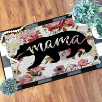 mama-bear-flower-rose-native-american-doormat