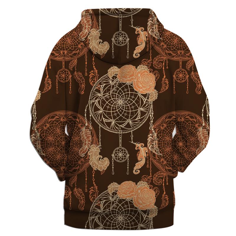 Flower Native American All Over Hoodie LT10 - Wonder Print Shop