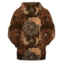 Flower Native American All Over Hoodie LT10 - Wonder Print Shop