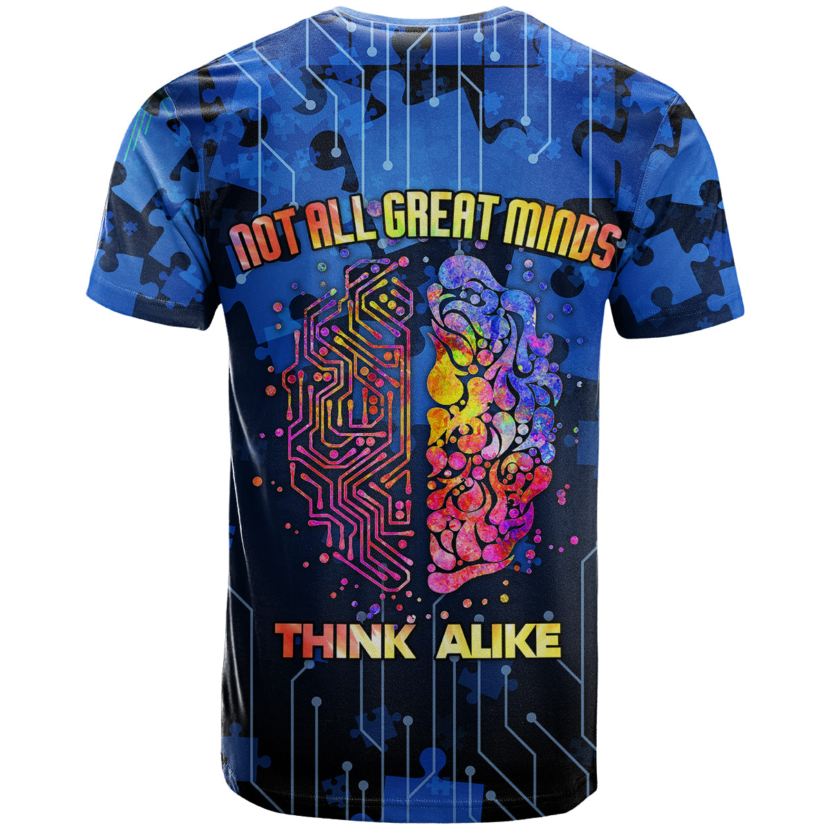 Autism Acceptance Month Neurodiversity Wired Differently T Shirt TS07 - Wonder Print Shop
