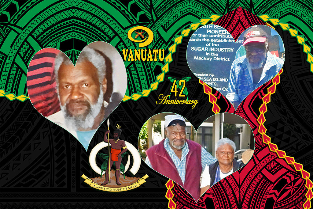 Sara Norway Vanuatu 42nd Anniversary Sarong - Wonder Print Shop