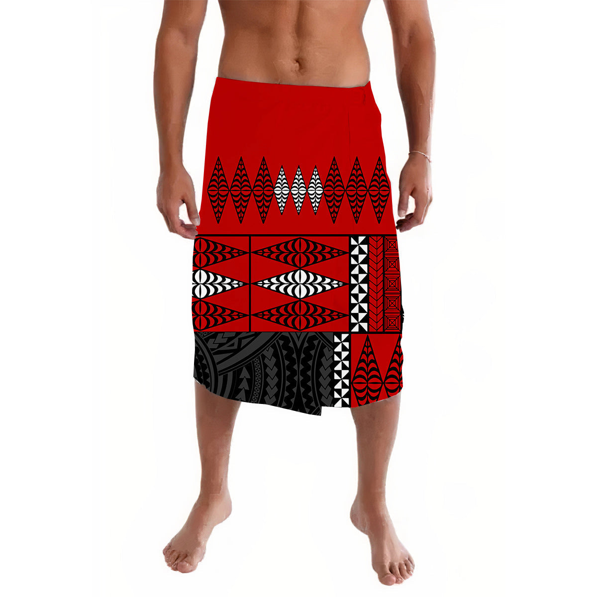 Tonga Lavalava Tongan Pattern Simple Ver.03 LT13 - Wonder Print Shop