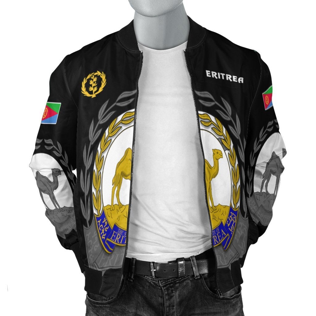 Eritrea Bomber Jacket Coat Of Arms LT13 - Wonder Print Shop