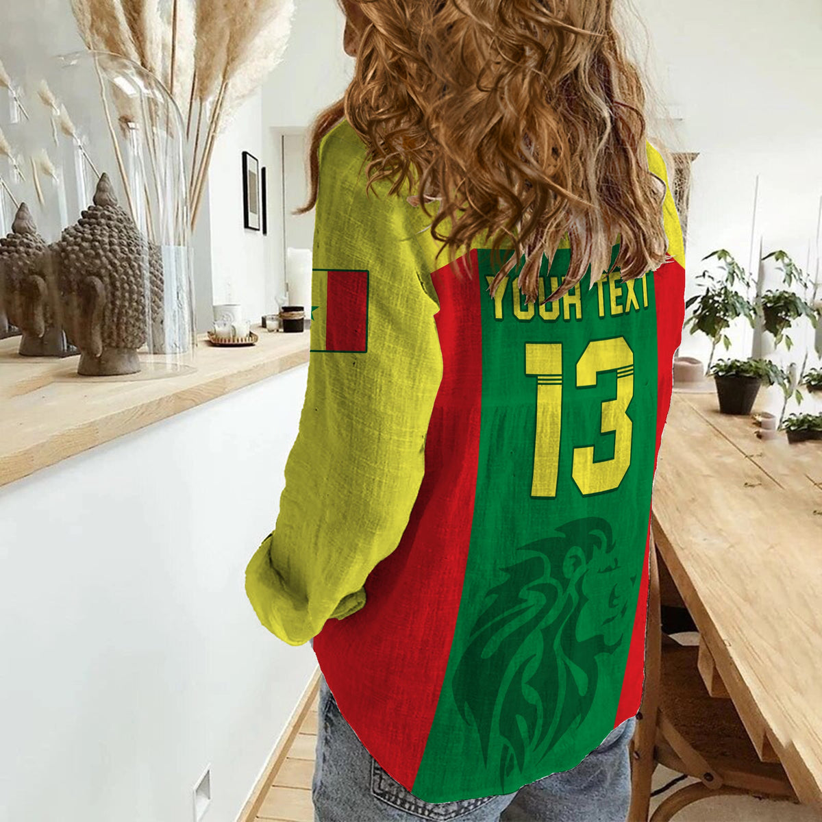 (Custom Text and Number) Senegal Football Women Casual Shirt Champion of Africa LT13 - Wonder Print Shop
