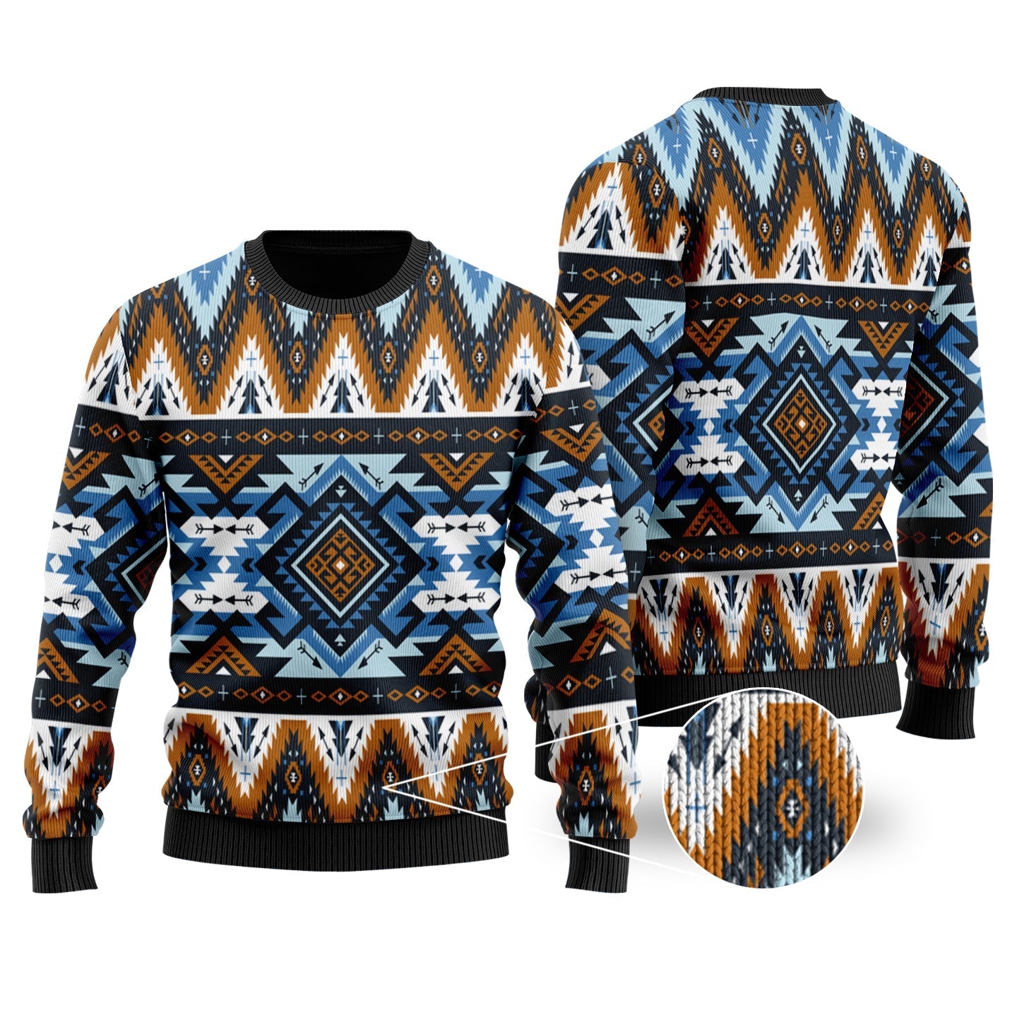 Pattern Native American Tribals Sweater LT10 - Wonder Print Shop
