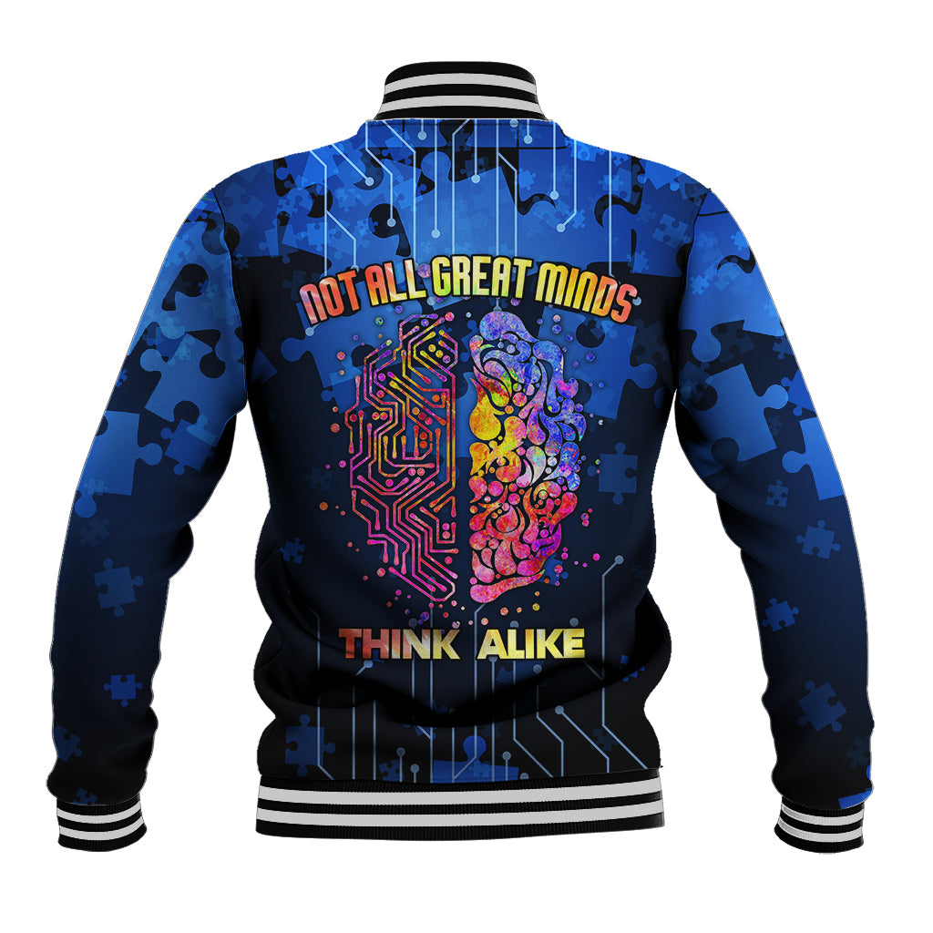 Autism Acceptance Month Neurodiversity - Wired Differently Baseball Jacket TS07 - Wonder Print Shop