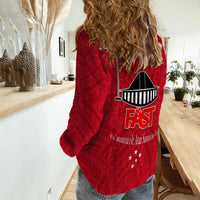 F.A.S.T Samoa Women Casual Shirt We Ready Polynesian Samoan LT13 - Wonder Print Shop