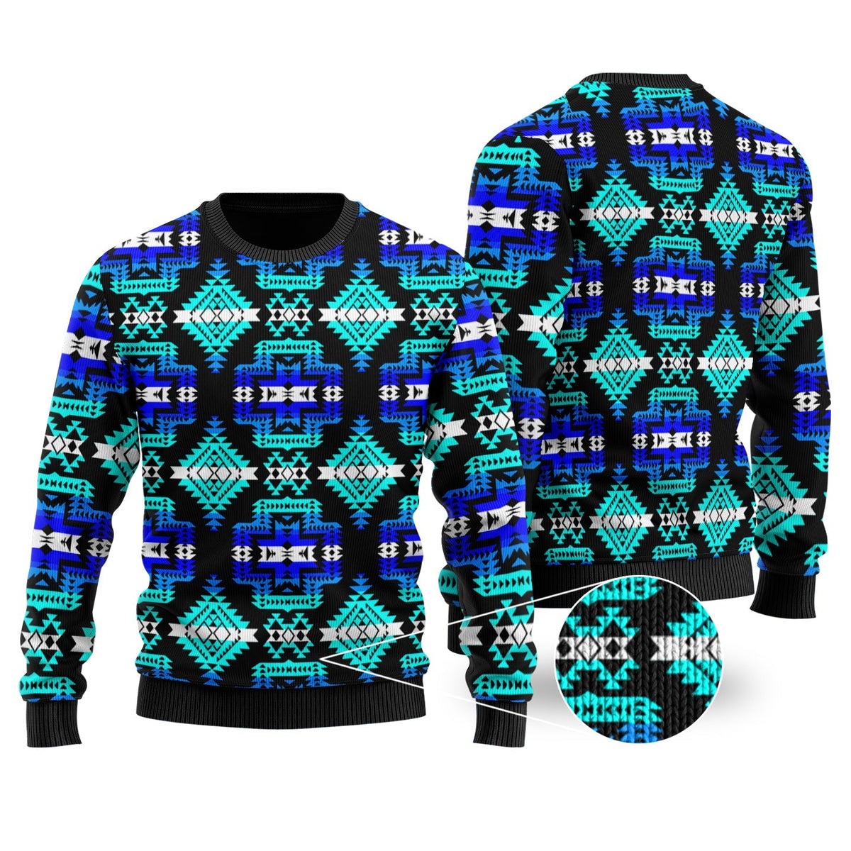 Pattern Native American Tribals Sweater LT10 - Wonder Print Shop