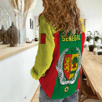 Senegal Football Women Casual Shirt Champion of Africa LT13 - Wonder Print Shop