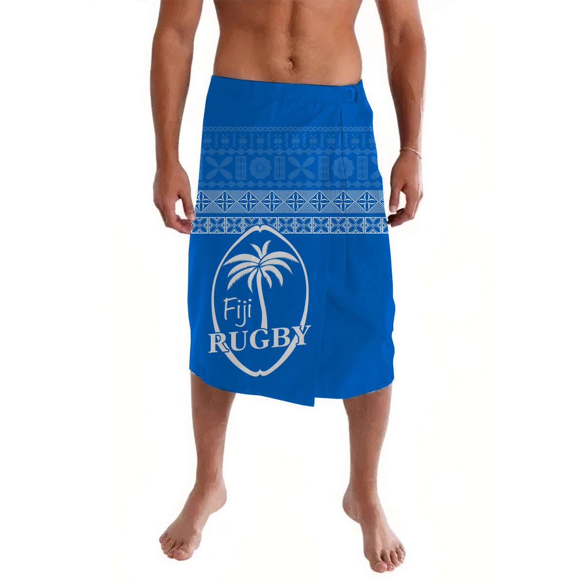 Fiji Rugby Lavalava Lifestyle 2022 Flying Fijians Blue LT13 - Wonder Print Shop