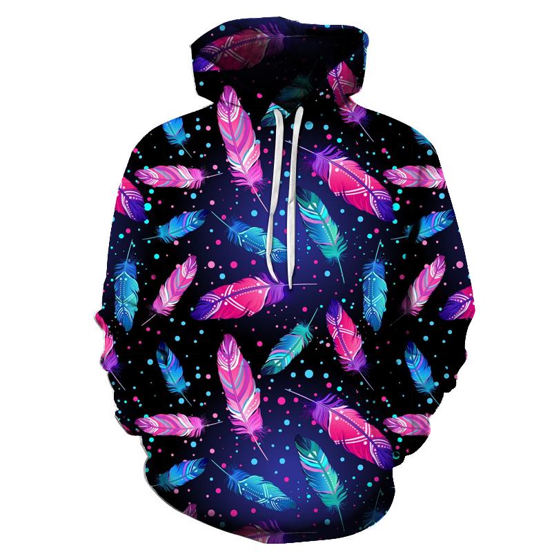 Feather Native American All Over Hoodie LT10 - Wonder Print Shop