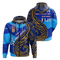 Fiji Day Zip up Hoodie 51th Year Of Independence LT20 - Wonder Print Shop