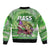 (Custom Personalised) Bass Fishing is Life Hook Sport Largemouth Green Bomber Jacket LT9 - Wonder Print Shop