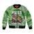 (Custom Personalised) Bass Fishing is Life Hook Sport Largemouth Green Bomber Jacket LT9 - Wonder Print Shop