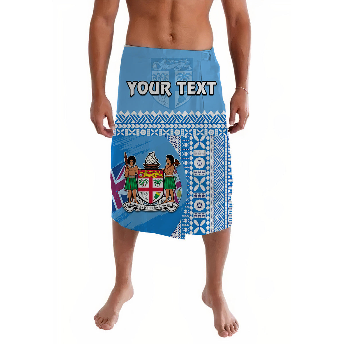 Custom Personalised Fiji Dreamy Lavalava Tapa Pattern LT13 - Wonder Print Shop