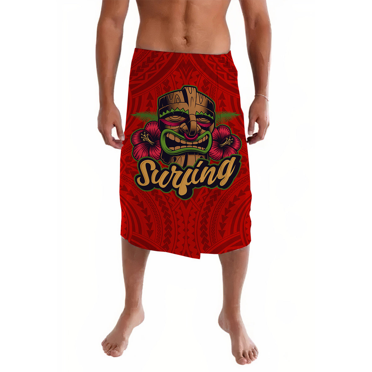 Hawaii Polynesian Lavalava Tiki Surfing LT13 - Wonder Print Shop