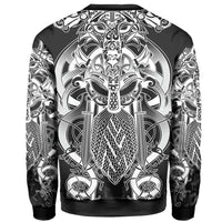 Viking Sweatshirt, Fenrir and Tyr Tattoo RLT12 - Wonder Print Shop