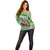 Bass Fishing is Life Hook Sport Largemouth Green Off Shoulder Sweater - Wonder Print Shop