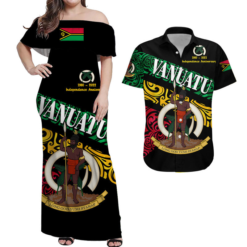 Vanuatu Special Independence Anniversary Matching Hawaiian Outfits For Couples Sporty Style LT8 - Wonder Print Shop