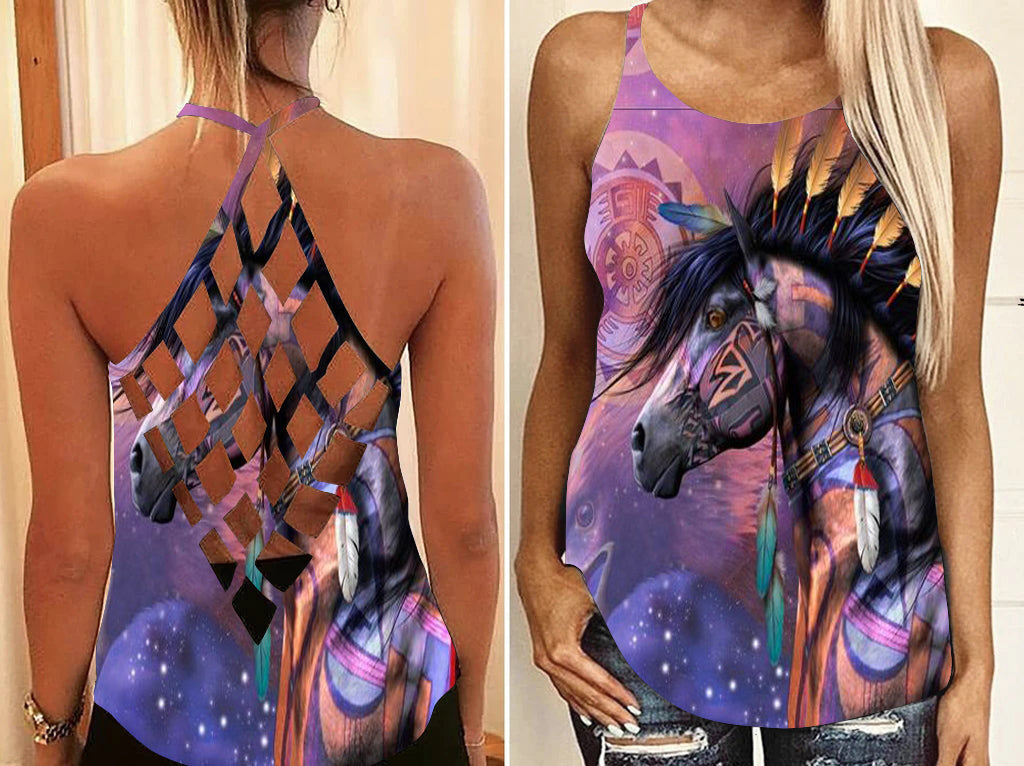 horses-dreamcatcher-native-american-criss-cross