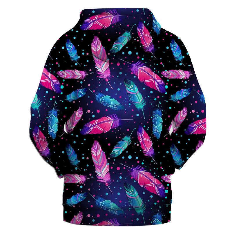 Feather Native American All Over Hoodie LT10 - Wonder Print Shop