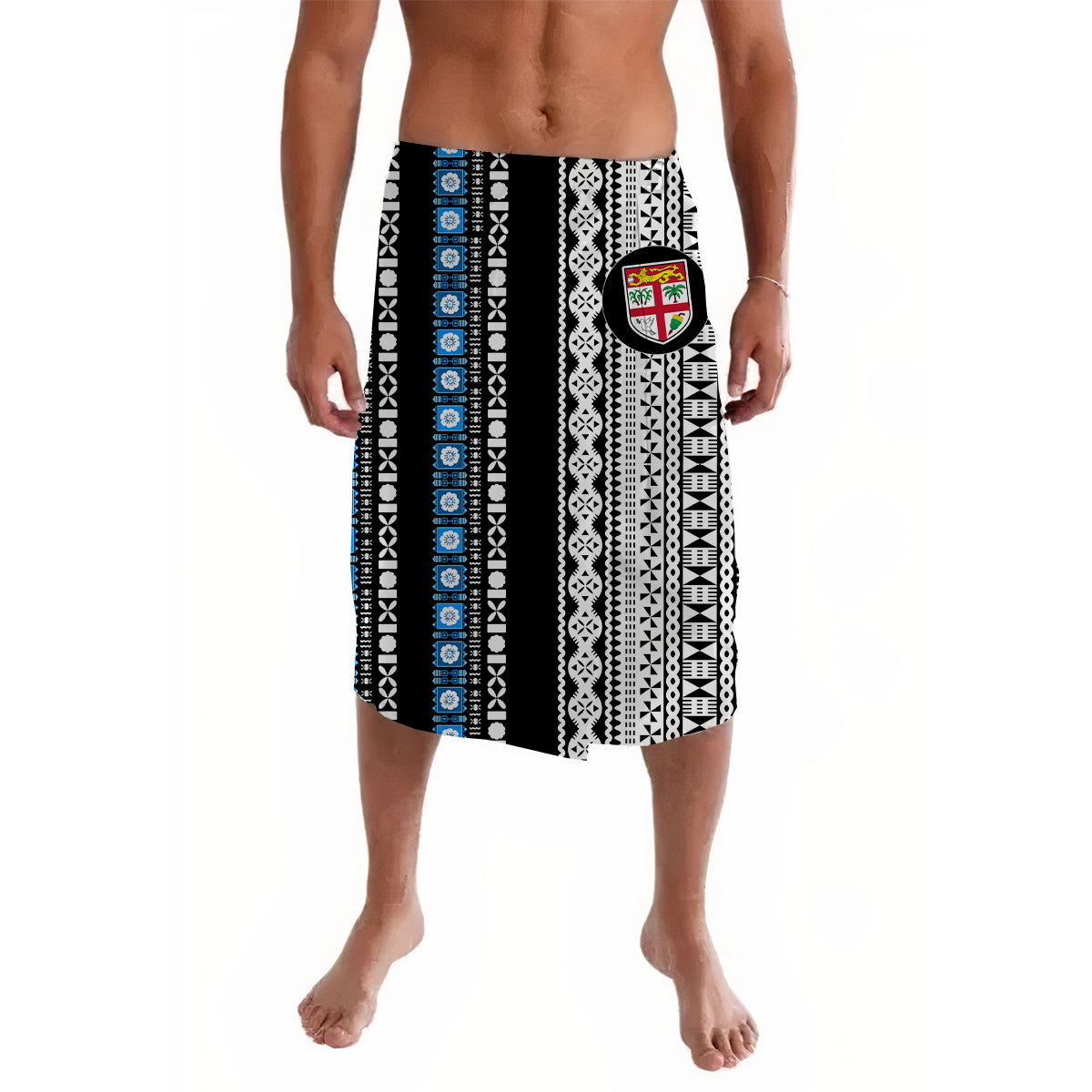 Fiji Lavalava Simple Tapa Pattern Ver.01 LT13 - Wonder Print Shop