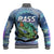 (Custom Personalised) Bass Fishing is Life Hook Sport Largemouth Blue Baseball Jacket LT9 - Wonder Print Shop