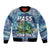 (Custom Personalised) Bass Fishing is Life Hook Sport Largemouth Blue Bomber Jacket LT9 - Wonder Print Shop