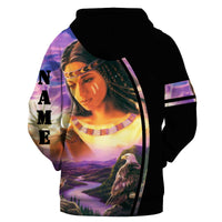 Native American Girl 3D Hoodie LT10 - Wonder Print Shop