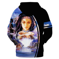 Native American Girl 3D Hoodie LT10 - Wonder Print Shop