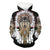 Native American Wolf With Feather Headdress 3D Hoodie LT10 - Wonder Print Shop