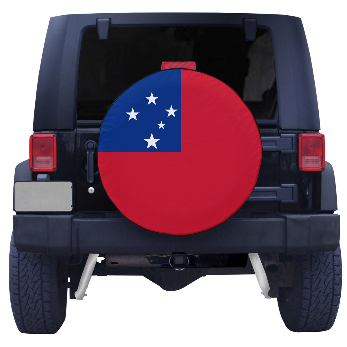 Samoa Spare Tire Cover Proud Samoan Style Flag Ver.01 LT13 - Wonder Print Shop