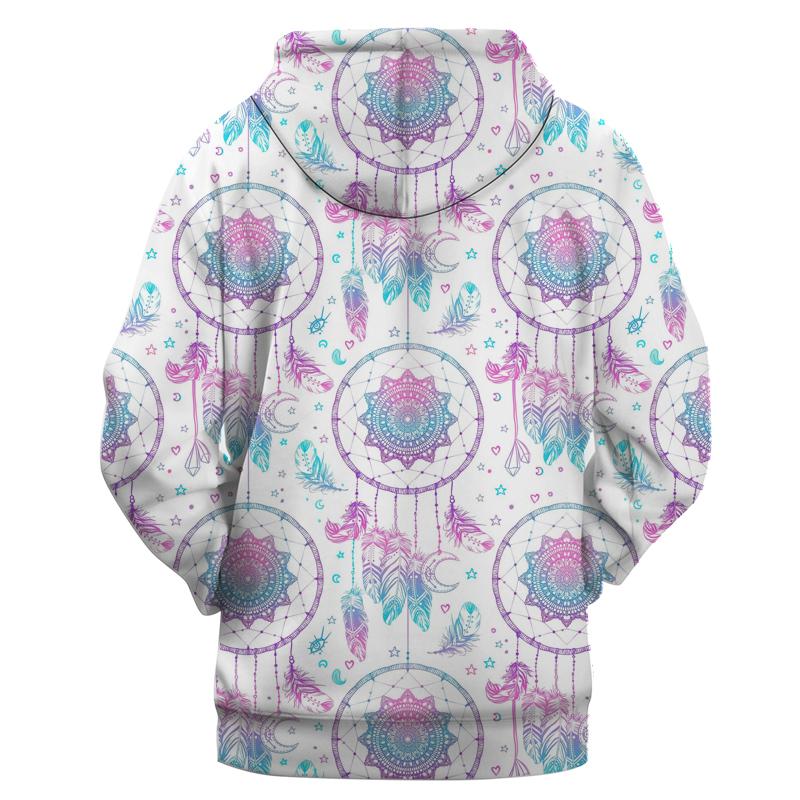 Full Color Dreamcatcher Native American All Over Hoodie LT10 - Wonder Print Shop