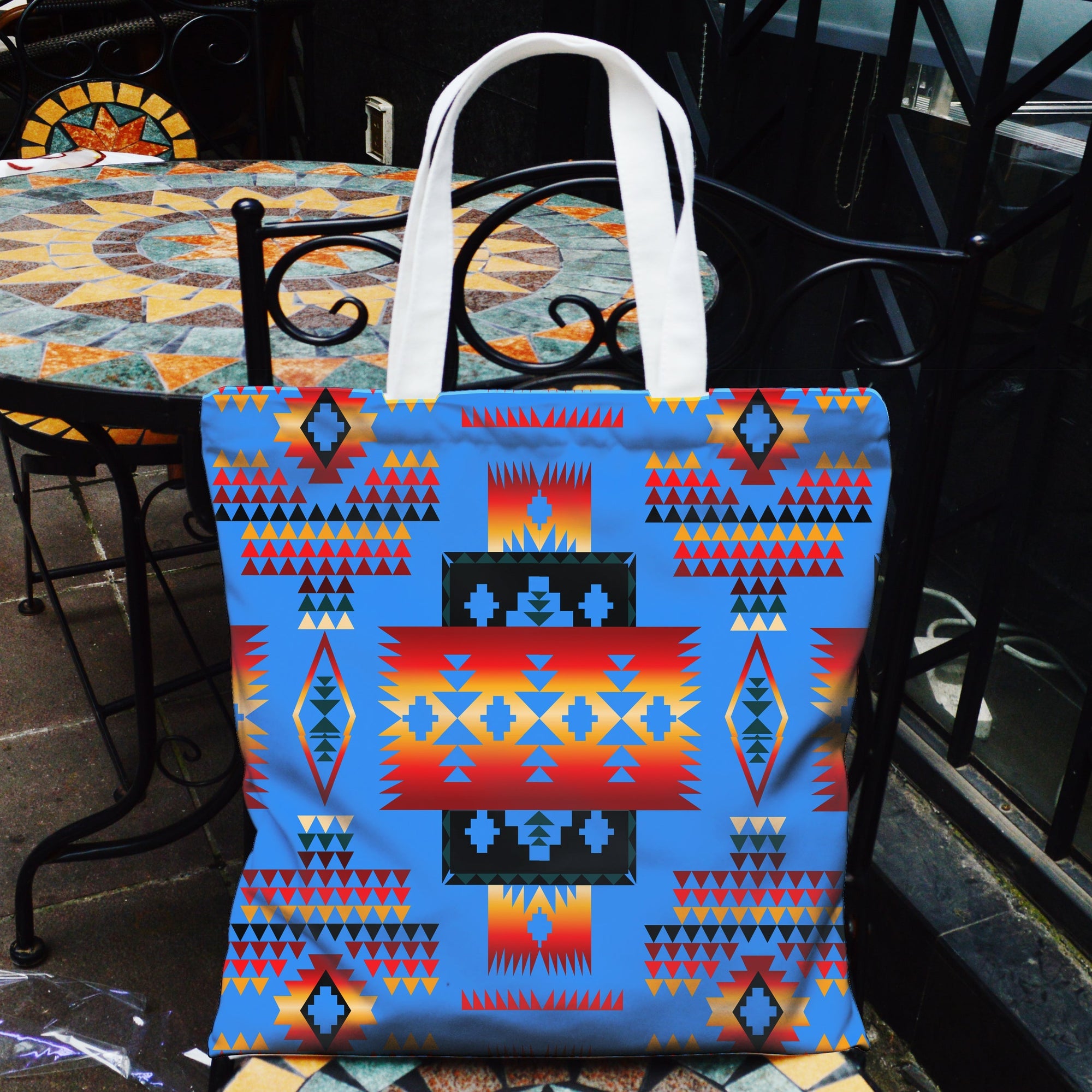 dark-blue-native-tribes-pattern-native-american-pocket-canvas-bag