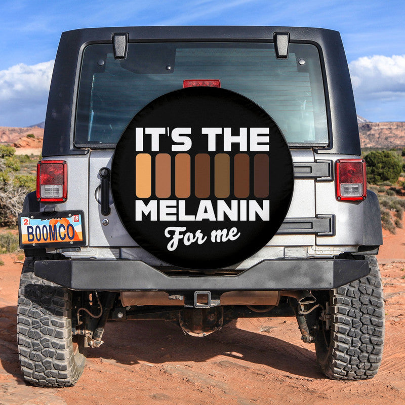 African Tire Covers - Black History Month Spare Tire Cover It's The Melanin For Me NO.14 LT8 - Wonder Print Shop