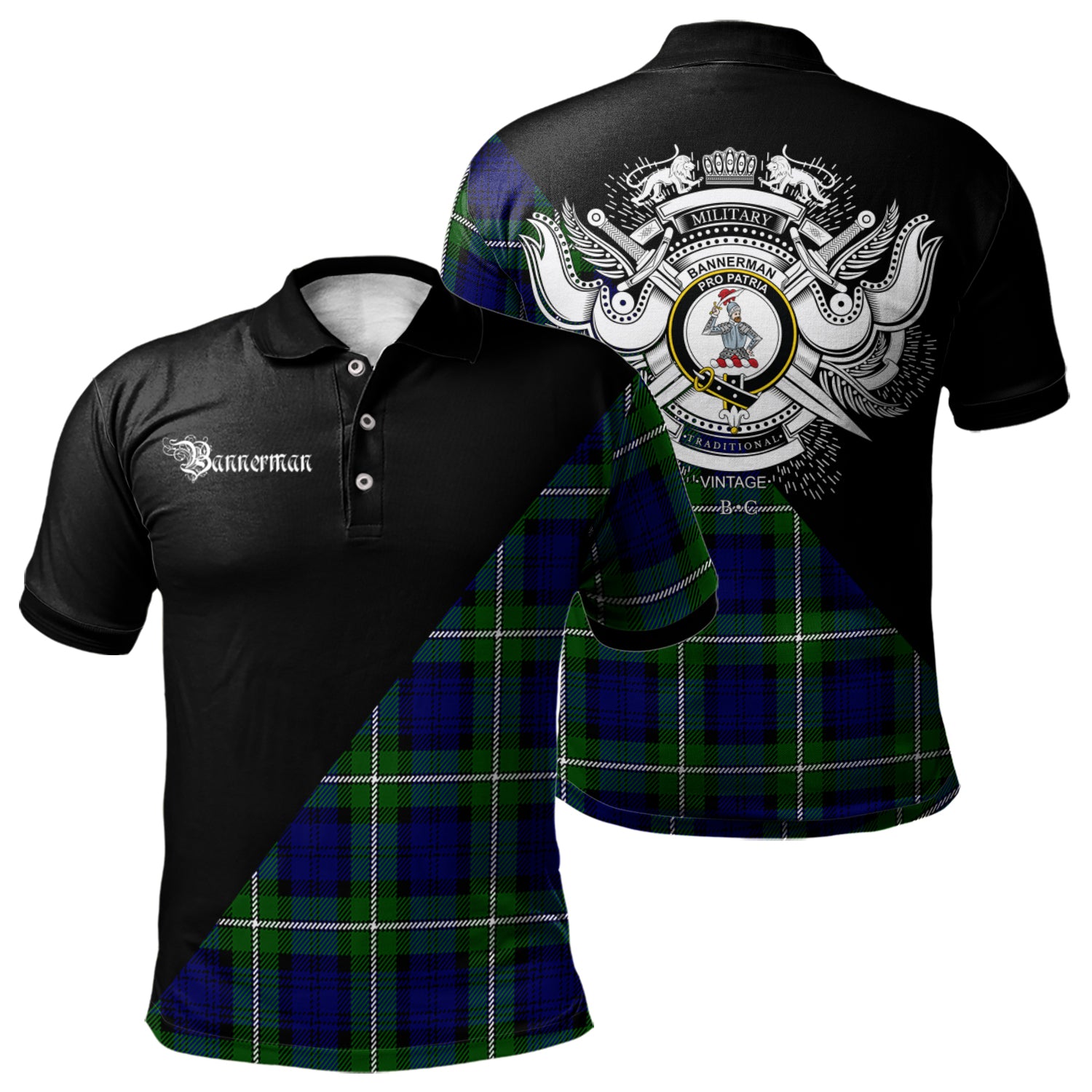 scottish-bannerman-clan-crest-military-logo-tartan-polo-shirt