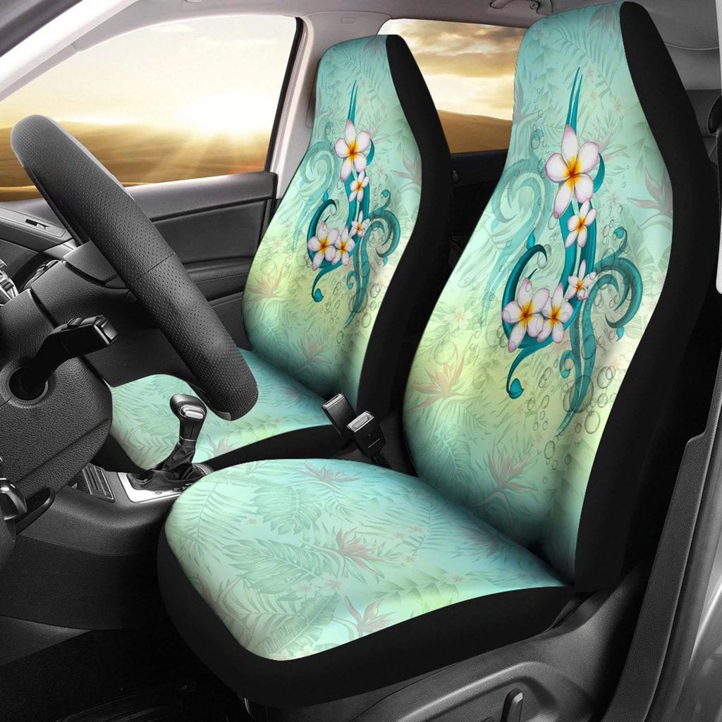 Hawaiian Car Seat Covers - Hawaii Plumeria Flower - Wonder Print Shop