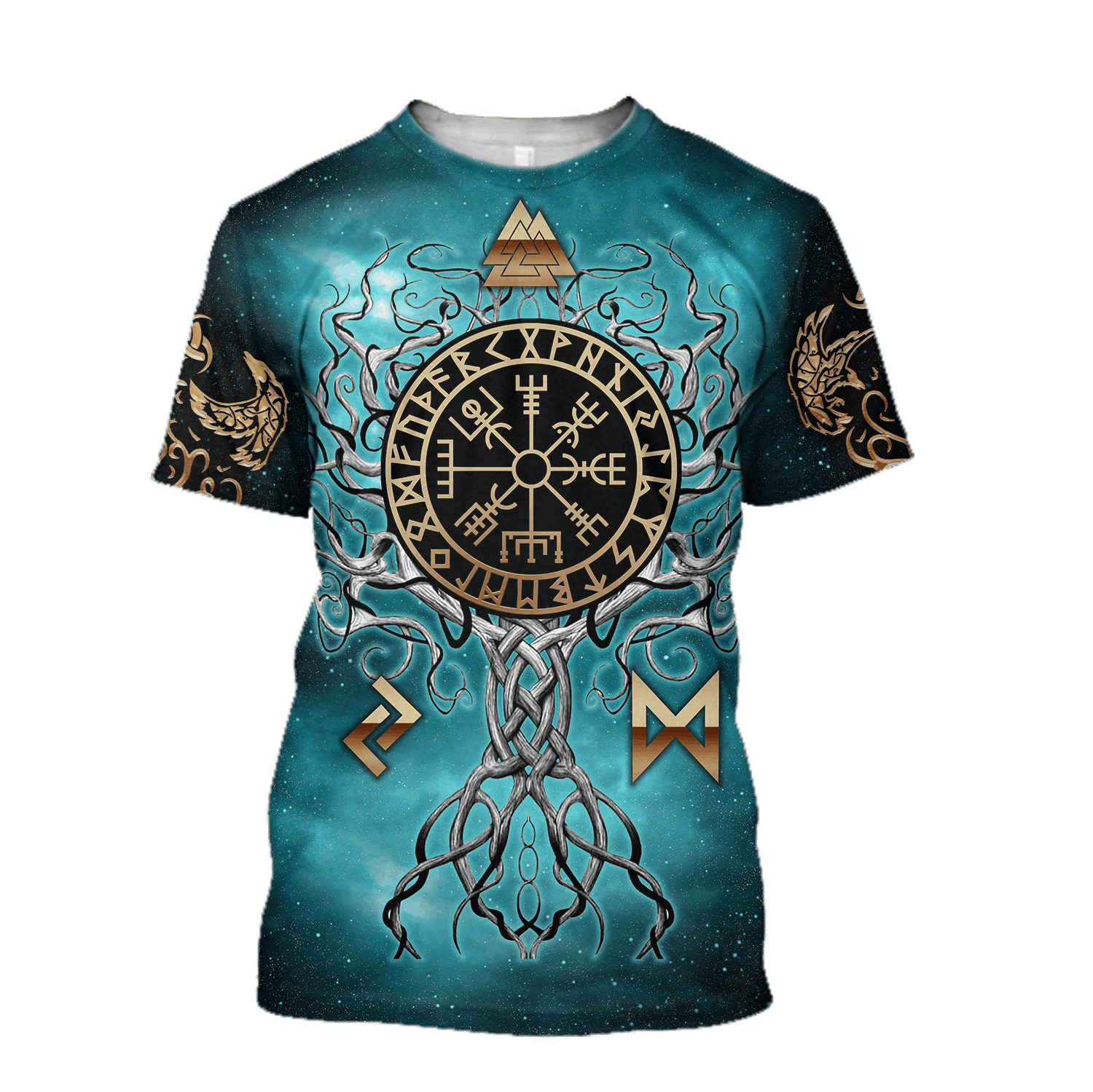 Viking Clothing Yggdrasil Norse Tree Of Life Viking T Shirt RLT12 - Wonder Print Shop