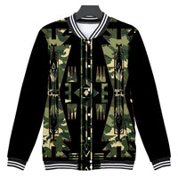 Native American Camouflagel Arrow All Over Baseball Jacket LT10 - Wonder Print Shop