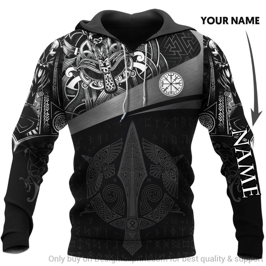 Custom Viking Clothing Odin Viking Hoodie RLT12 - Wonder Print Shop
